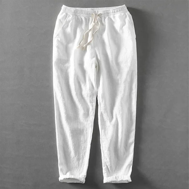 Amara Drawstring Pants - White