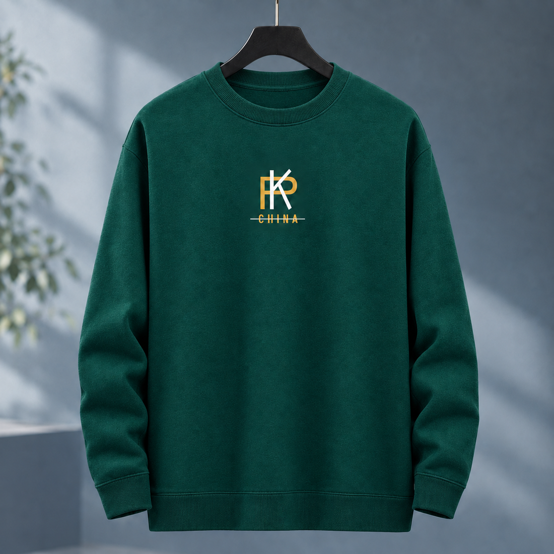 Blake Crew Neck Sweatshirt - Dark Green