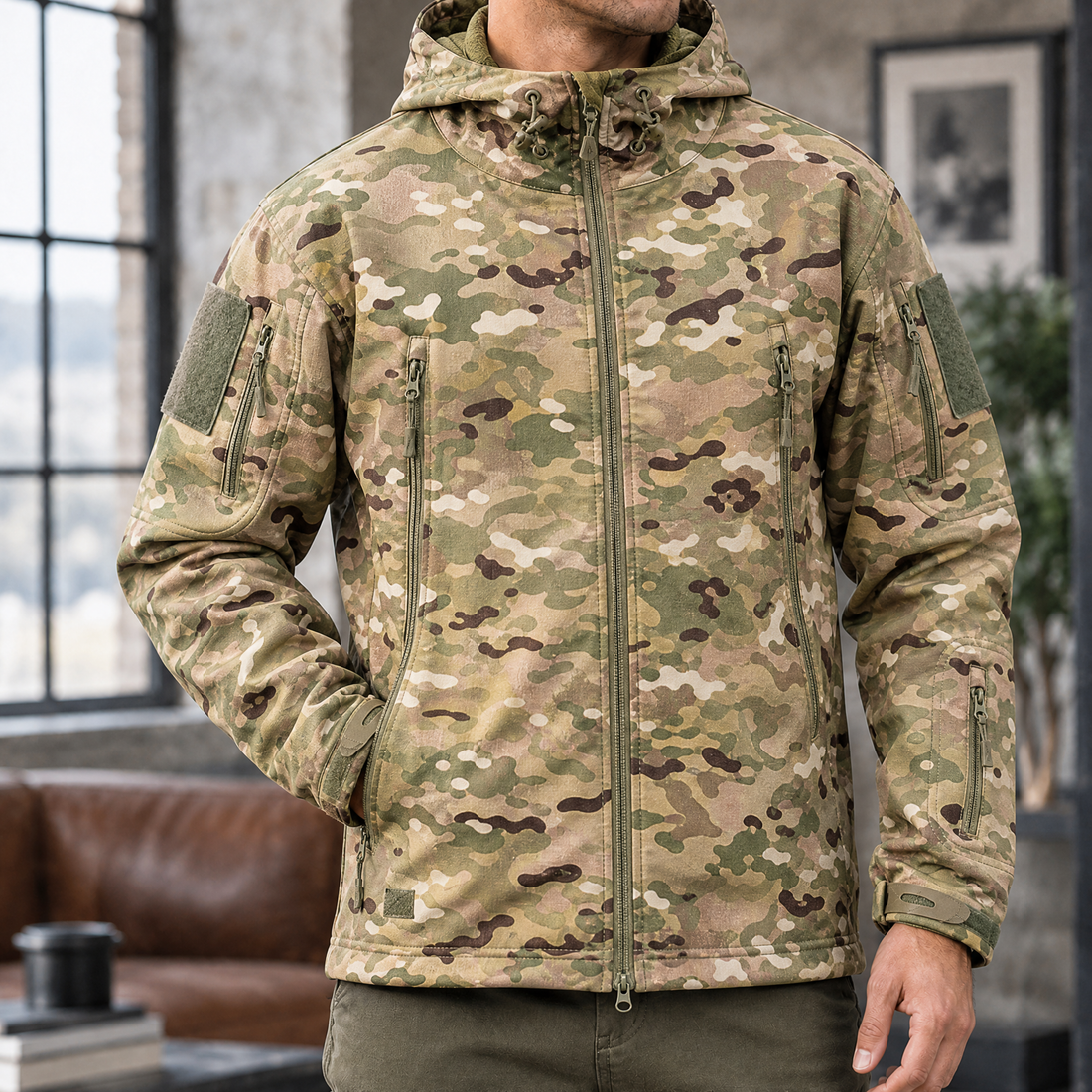 Hudson Tactical Jacket - Cp Camouflage