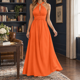 Emmeline-Jade Convertible Maxi Dress - Orange