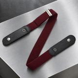 Isernia Elastic Belt - Burgundy
