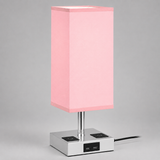 Northmere Linen Lamp - Blush Pink