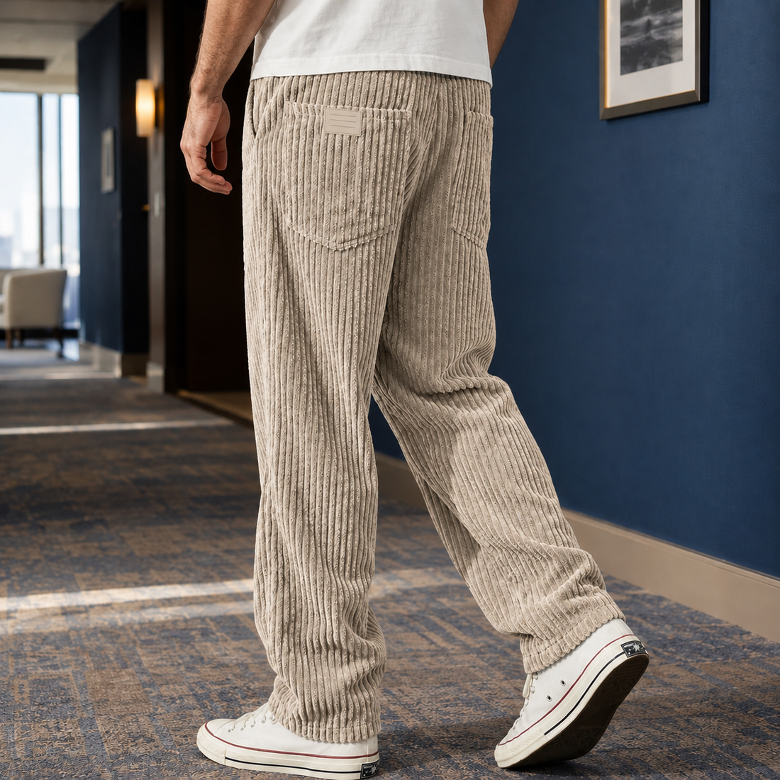 Dorian Relaxed Pants - Khaki