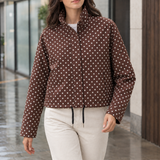 Rosemary-Jane Polka Dot Jacket - Brown