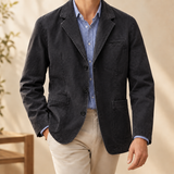Dario Cotton Blazer - Black