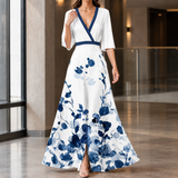 Tabitha-Pearl Elegant Dress - White