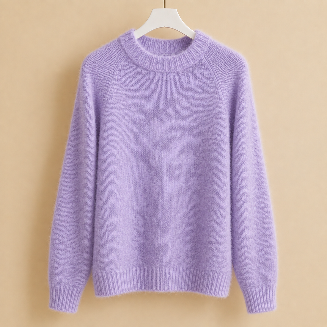 Tabitha-Jade Brushed Sweater - Hazy Purple