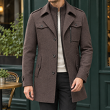 Macaire Layered Jacket - Brown