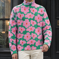 Green Pink Floral