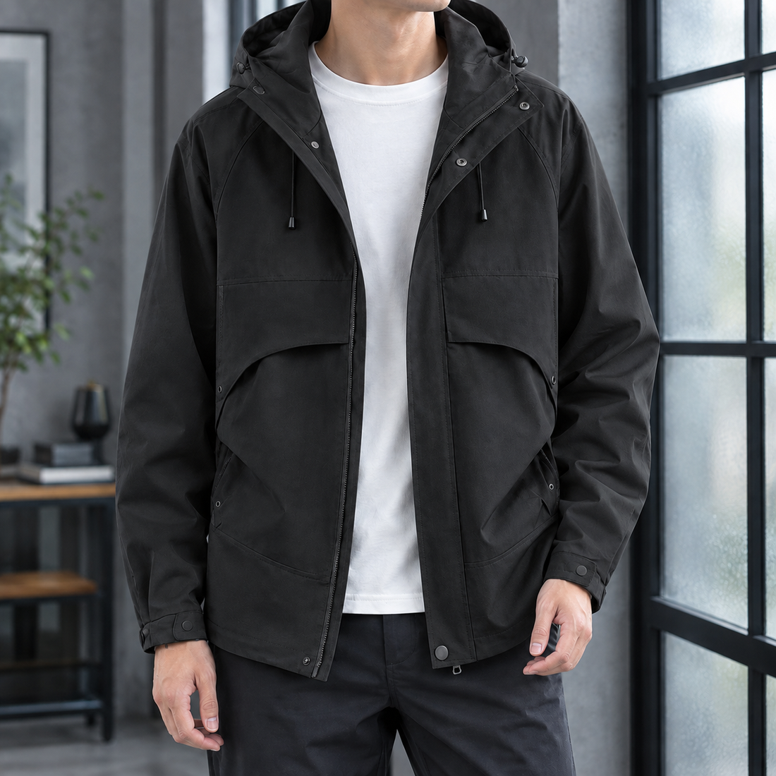 Magnus Utility Jacket - Black