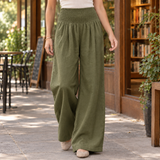 Tessa-Rae Wide Leg Pants - Military Green