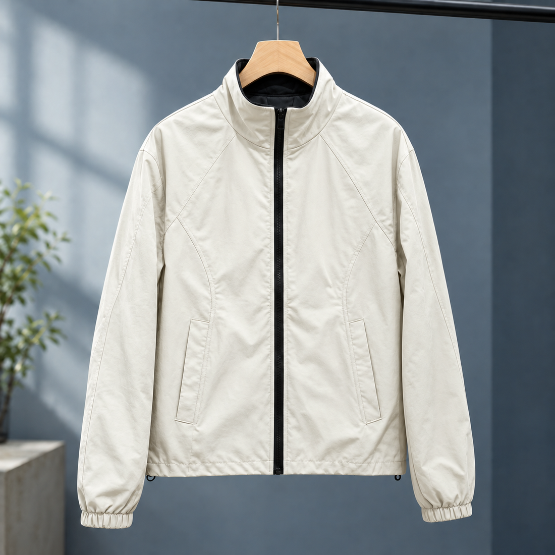 Lavinia-Sage Panelled Jacket - White