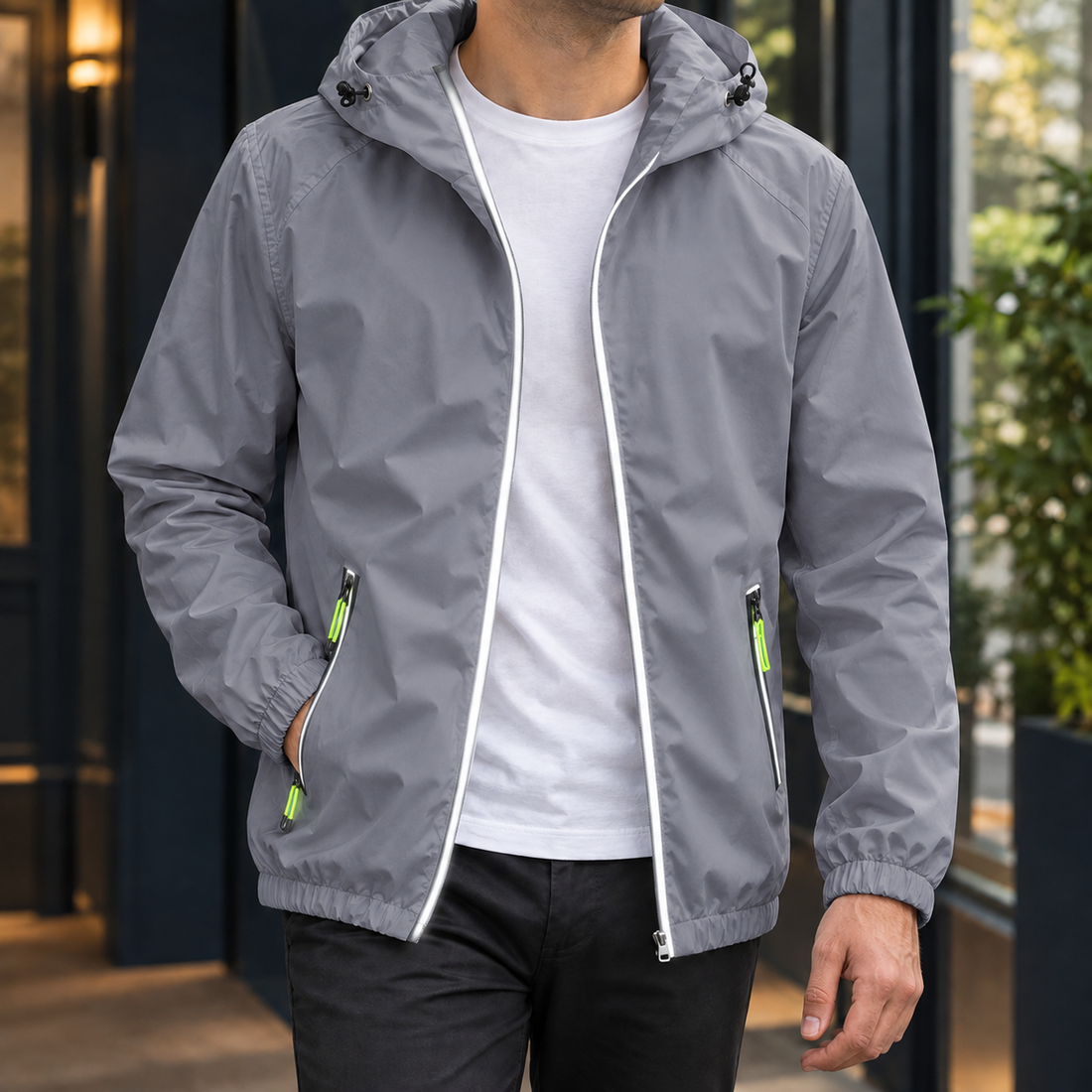 Oliver Reflective Jacket - Reflective Gray
