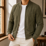 Magnus Bomber Jacket - Olive Green