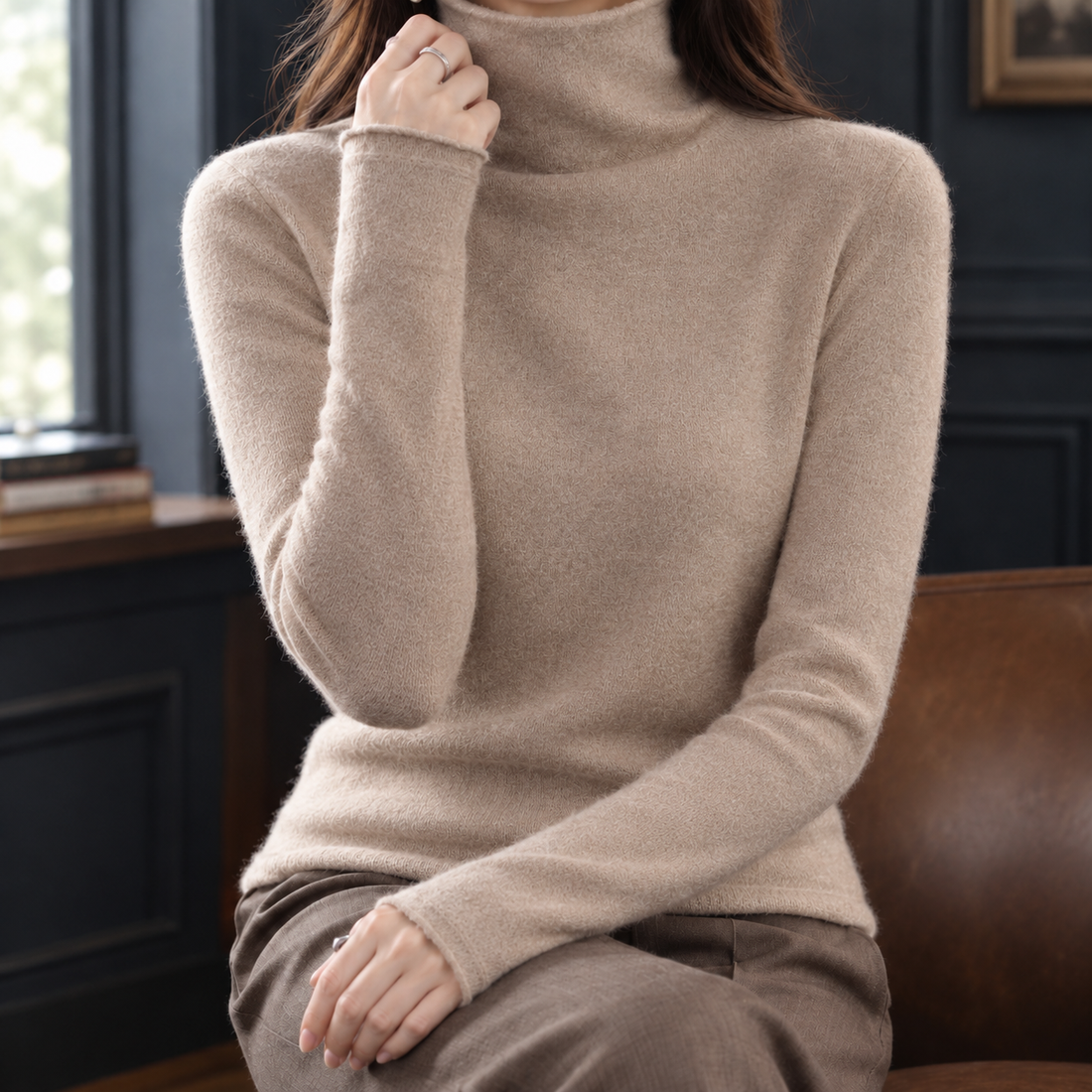Ruby-Faye Cashmere Sweater - Camel