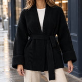 Christabel-Skye Belted Cardigan - Black