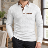 Dorian Textured Polo - White