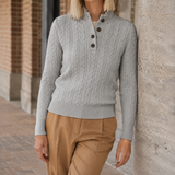 Anouk-Claire Cashmere Sweater - Gray