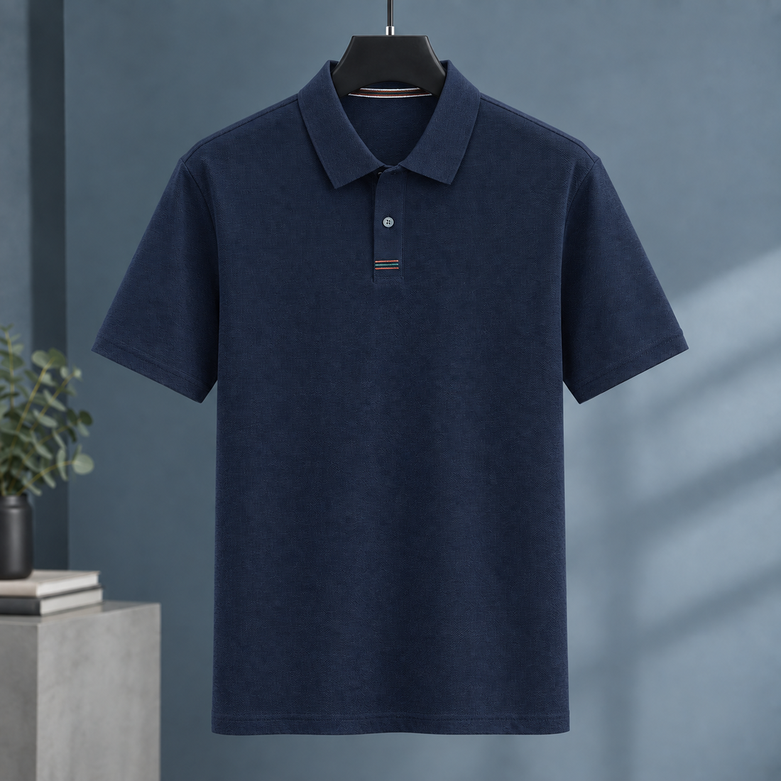 Dario Cotton Polo - Dark Blue