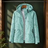 Carter Printed Jacket - Bean Green