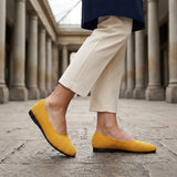 Capri Knit Flats - Jaune
