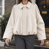 Gwendolyn Suede Jacket - Off White