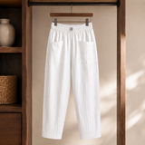 Elowen-Grace Relaxed Pants - White