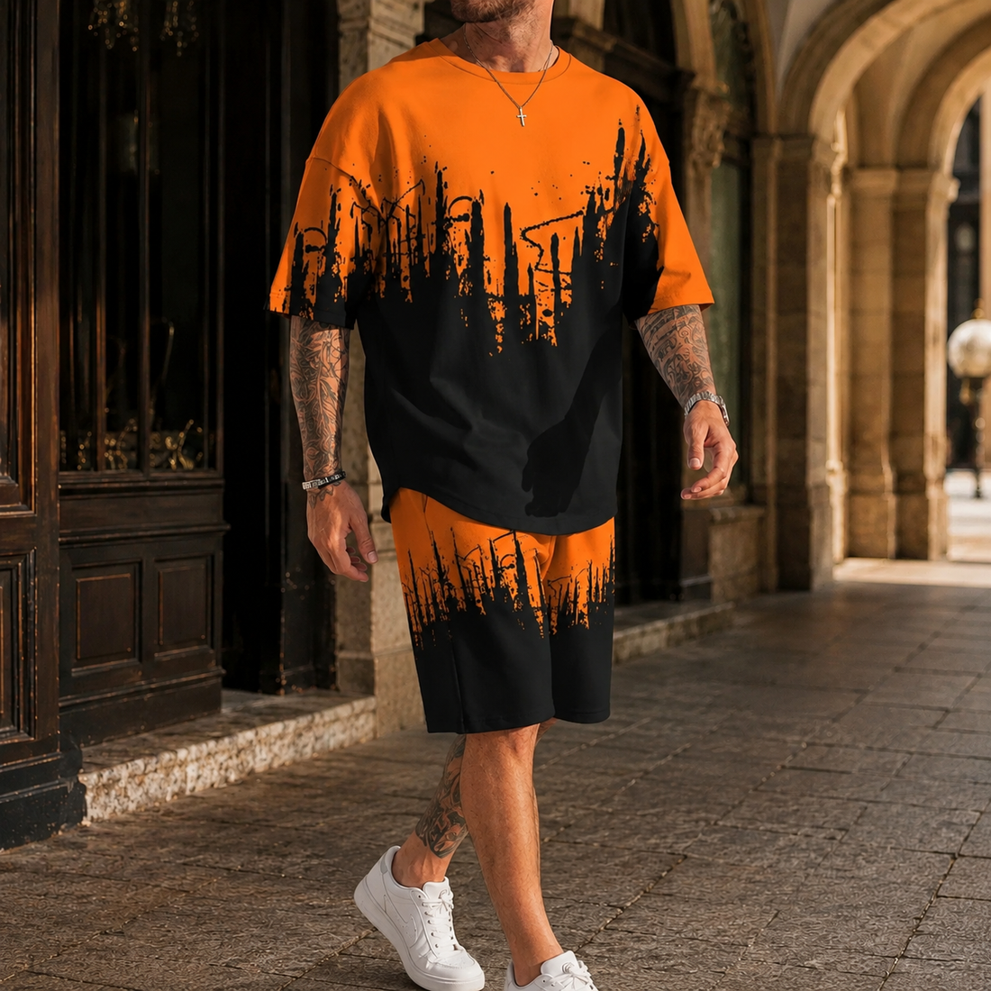 Mason Contrast Set - Tangerine
