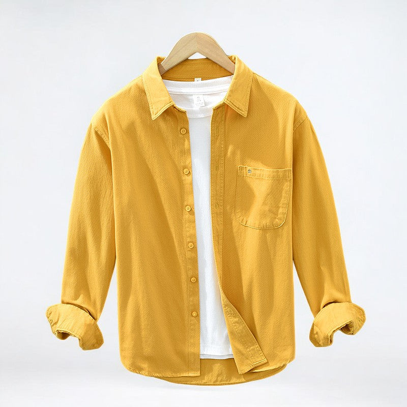 Marbella Textured Shirt - Yellow