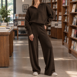 Genevieve-Faye Relaxed Set - Brown
