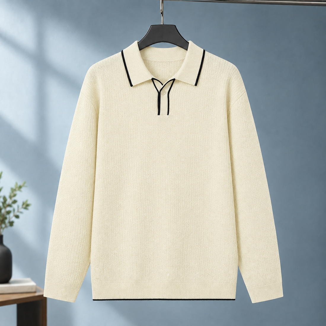 Florian Polo Sweater - Apricot