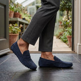 Matteo Suede Loafers - Blue