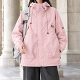 Eden-Hope Hooded Utility Jacket - Light Pink