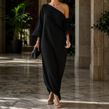 Vivienne One-Shoulder Dress - Black