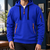 Lucian Utility Hoodie - Blue