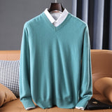 Olympus V-Neck Sweater - Teal