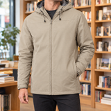 Nathanael Hooded Jacket - Beige