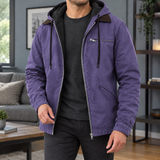 Florian Hooded Jacket - Purple