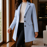 Valencia Tailored Coat - Blue
