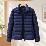 Alvina Cashmere Jacket - Navy Blue