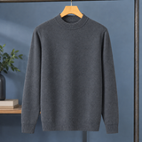 Valentin Mock Neck Sweater - Carbon Gray