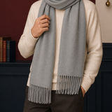 Westcott Fringed Scarf - Gray