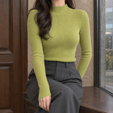 Selena Ribbed Sweater - Green