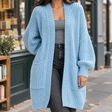 Agnes-Faye Chunky Cardigan - Sky Blue