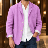 Vaughn Relaxed Blazer - Purple