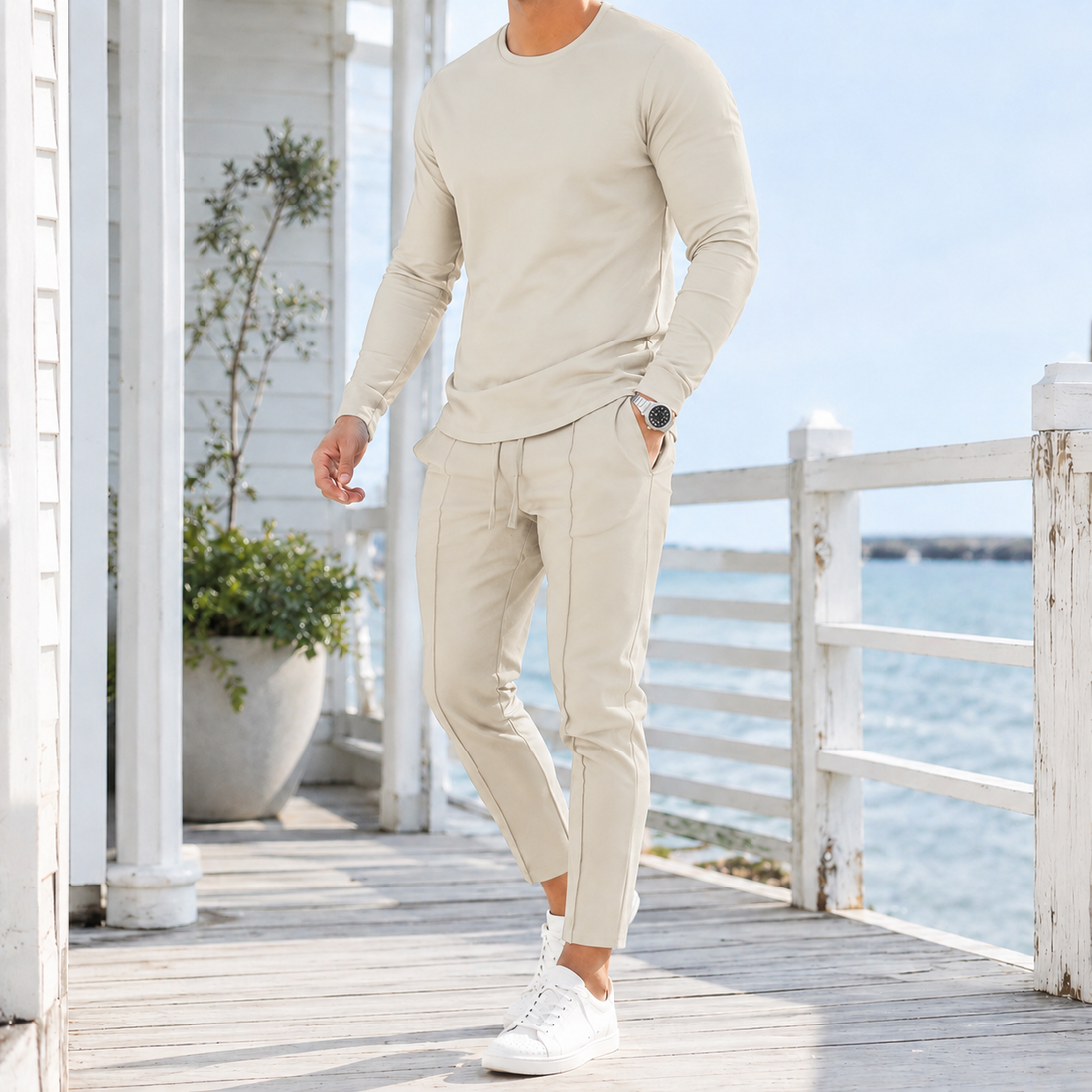 Blake Pintuck Tracksuit - Beige