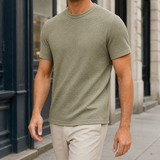 Caleb Textured T-Shirt - Khaki