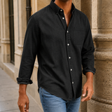 Dorian Chambray Shirt - Black
