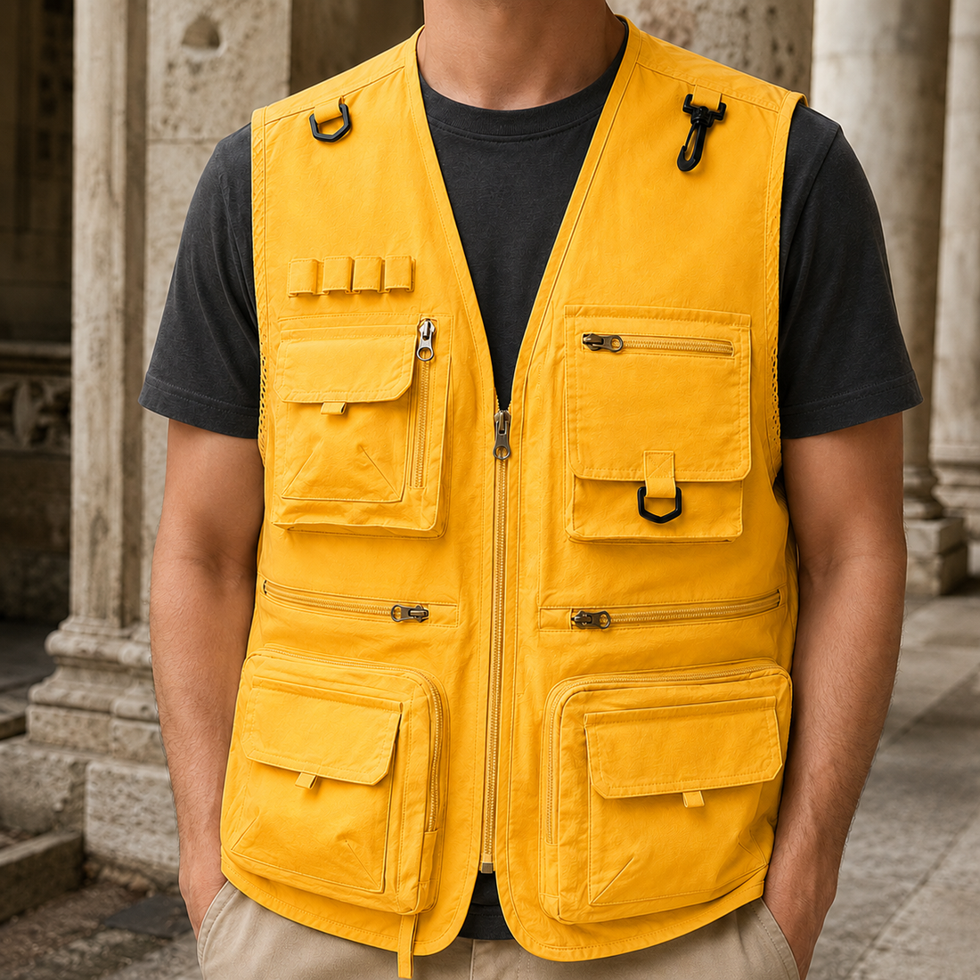 Corwin Utility Vest - D Type Yellow