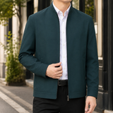Waldemar Stand Collar Jacket - Green Stand Collar